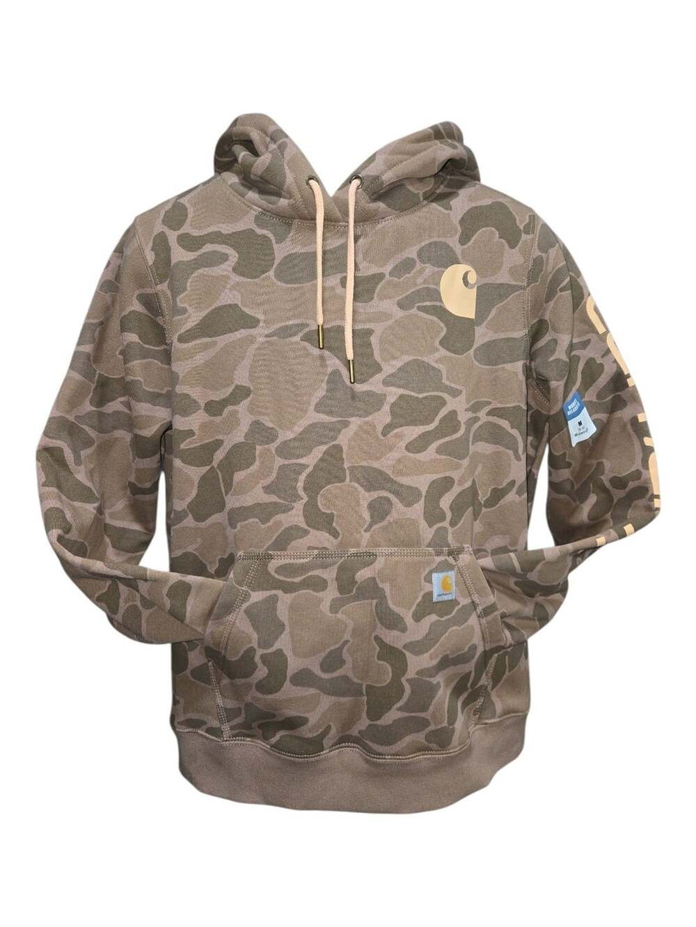 Carhartt Women's Camo Relaxed Fit Hoodie Size M 8-10
